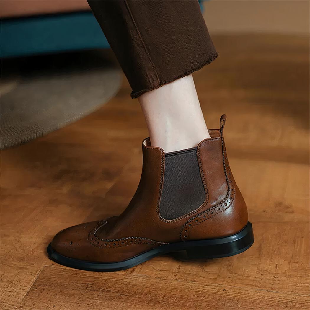 Boots santiag vintage en cuir – Image 3