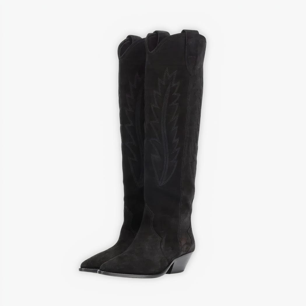 Breeches D'équitation Showman - Daum Noir Avec Accents Cuir, Unisexe Adulte, Neuves