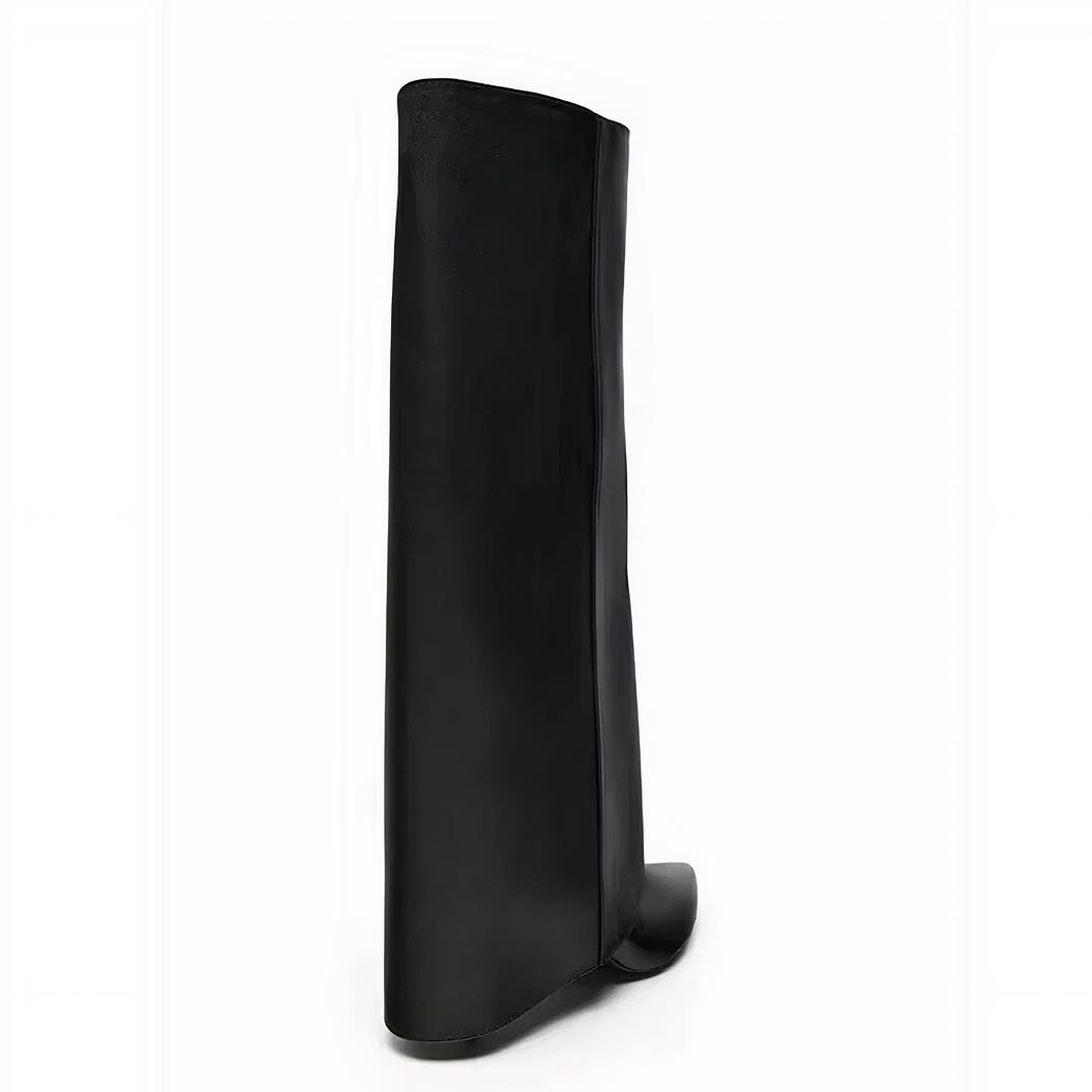 Chicblooms Bottes Habillées Extra Larges Pour Femmes, Bottes