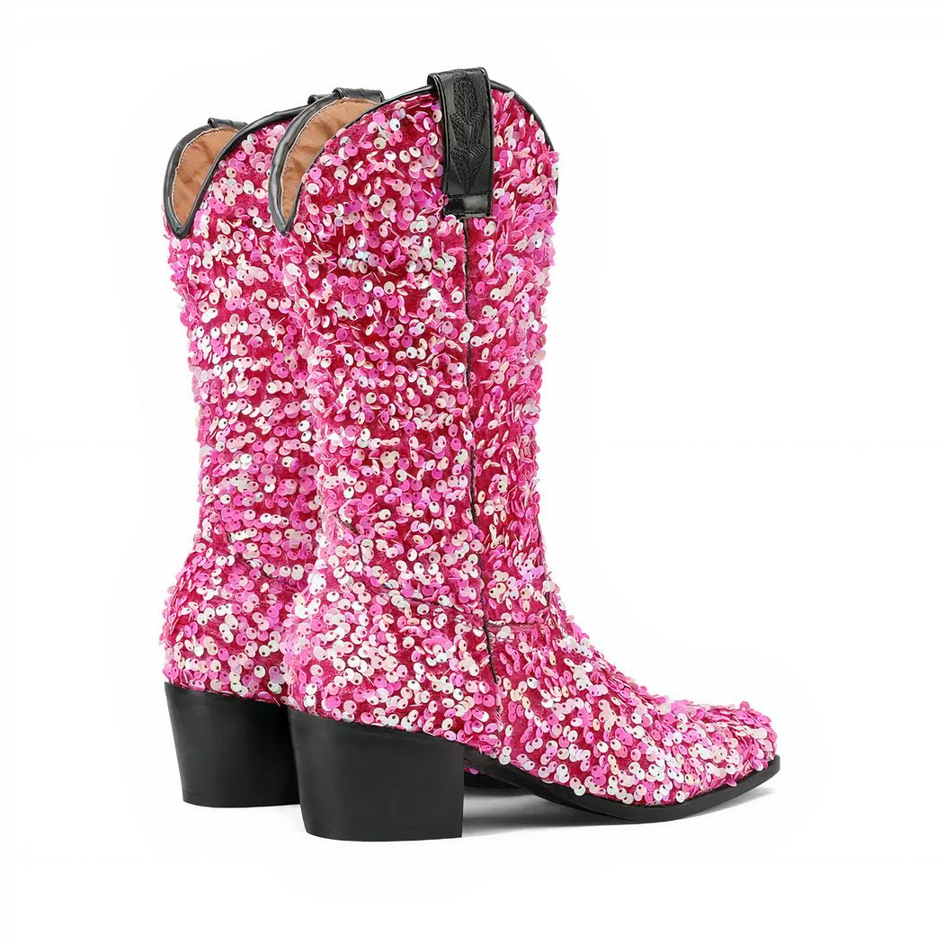 Bottes De Neige Hautes Au Genou Pour Femmes, Chaussures Plates à