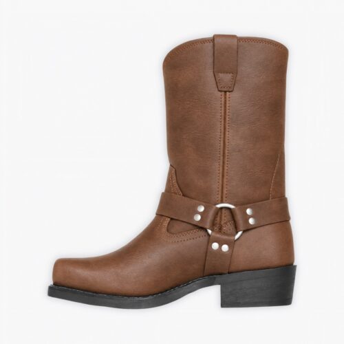 Santiag homme marron chic et tendance vue de profil